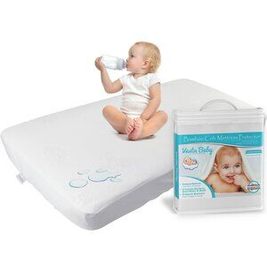 NEW Jacquard Bamboo Crib Mattress Protector 52x28 inches